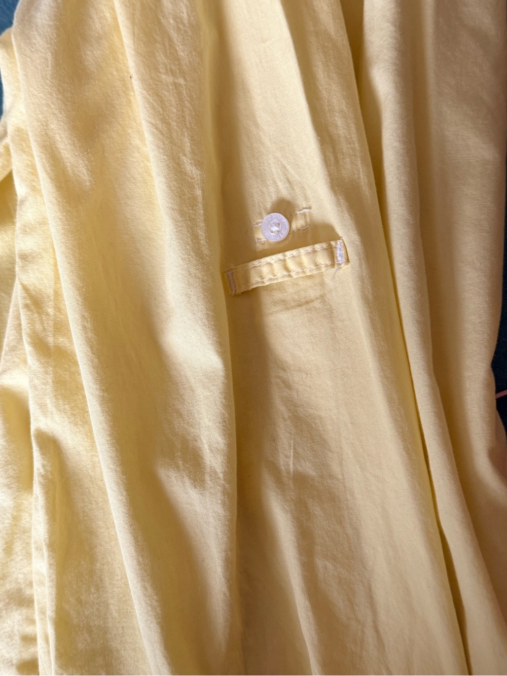Tommy Hilfiger Women’s Yellow Button-Up Long-Sleeve Shirt - Picture 8 of 8